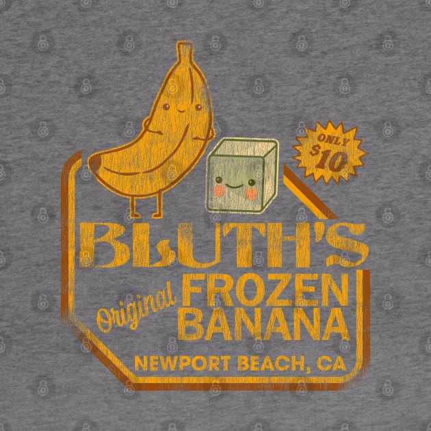 Retro Distressed Bluth's Banana Stand by darklordpug